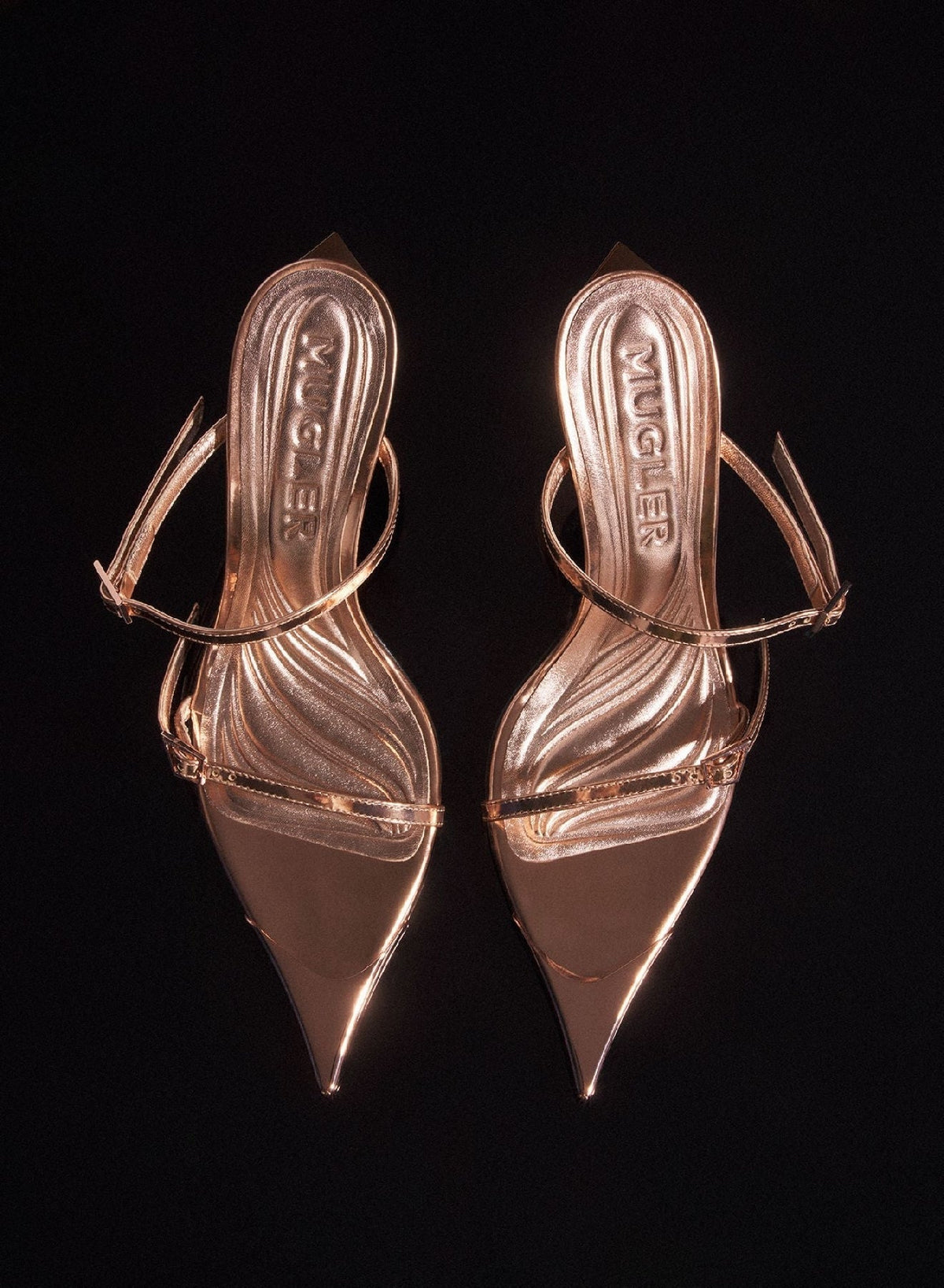 COPPER // copper leather fang 95 sandals