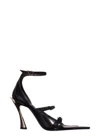 BLACK // strappy black leather classic 95 sandals