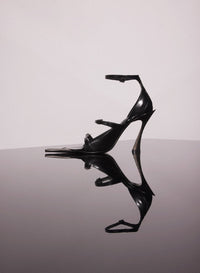 BLACK // strappy black leather classic 95 sandals