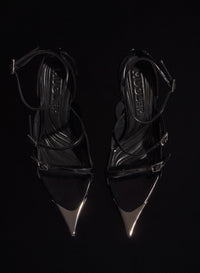 STRAPPY NUDE LEATHER CLASSIC 95 SANDALS