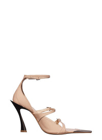 NUDE // strappy nude leather classic 95 sandals