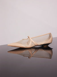 Ballerines Fang 40 en mesh - Nude