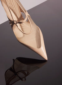 NUDE // nude mesh fang 55 ballerina