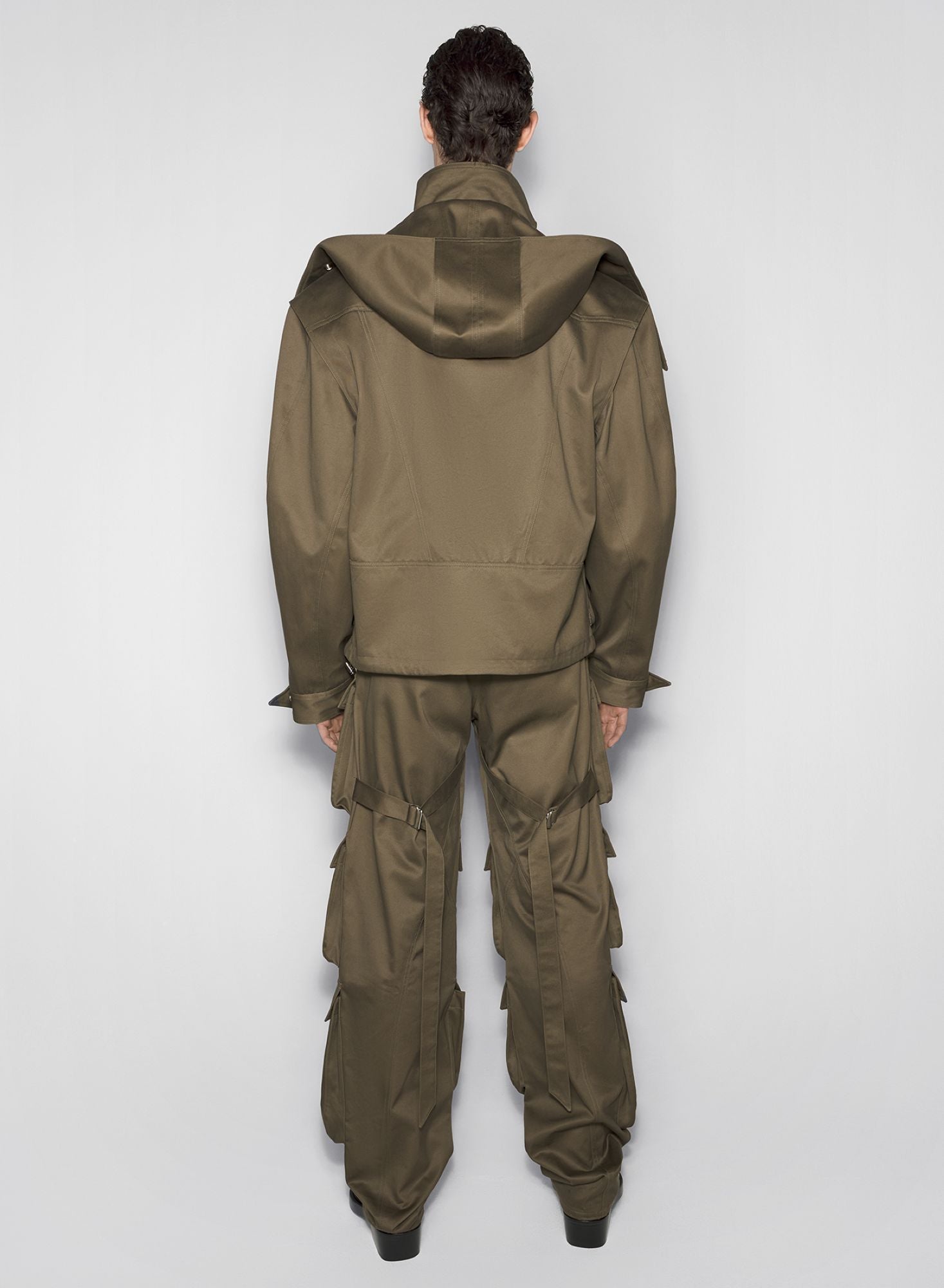 BLACK CARGO JACKET