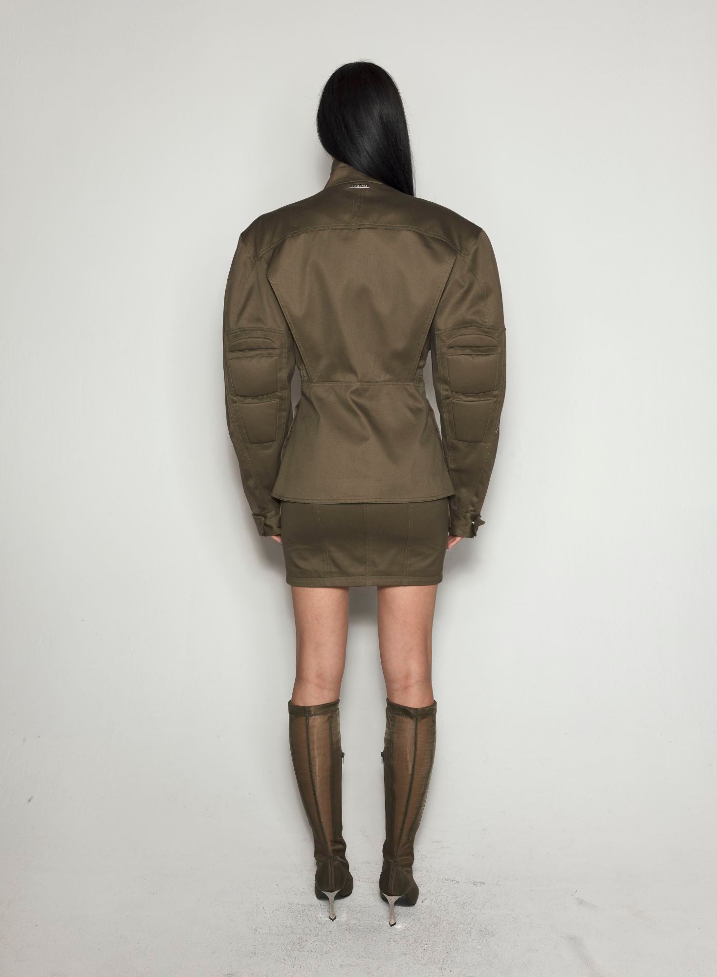 BLACK CARGO JACKET