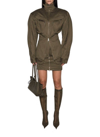 KAKI // khaki cargo jacket