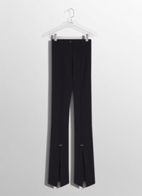 WHITE PIERCED PANTS