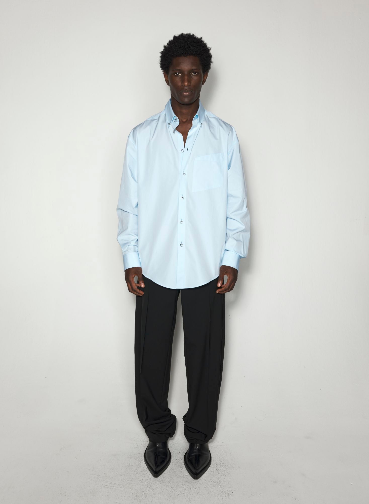 OXFORD BLUE POPLIN SHIRT