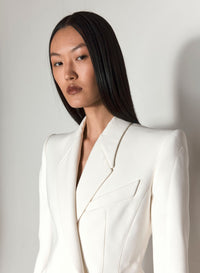 WHITE MUGLER SIGNATURE JACKET
