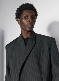 PINSTRIPE OVERSIZED TAILORING JACKET
