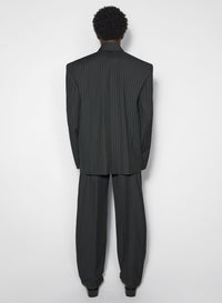 PINSTRIPE OVERSIZED TAILORING JACKET