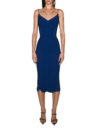 ULTRA BLUE // blue ruched dress