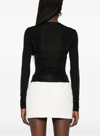 BLACK LACED CORSET TOP