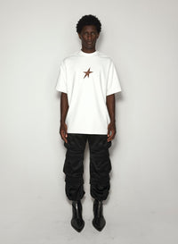 WHITE STAR OVERSIZED T-SHIRT