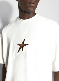 WHITE STAR OVERSIZED T-SHIRT