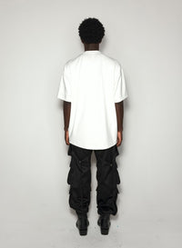 WHITE STAR OVERSIZED T-SHIRT