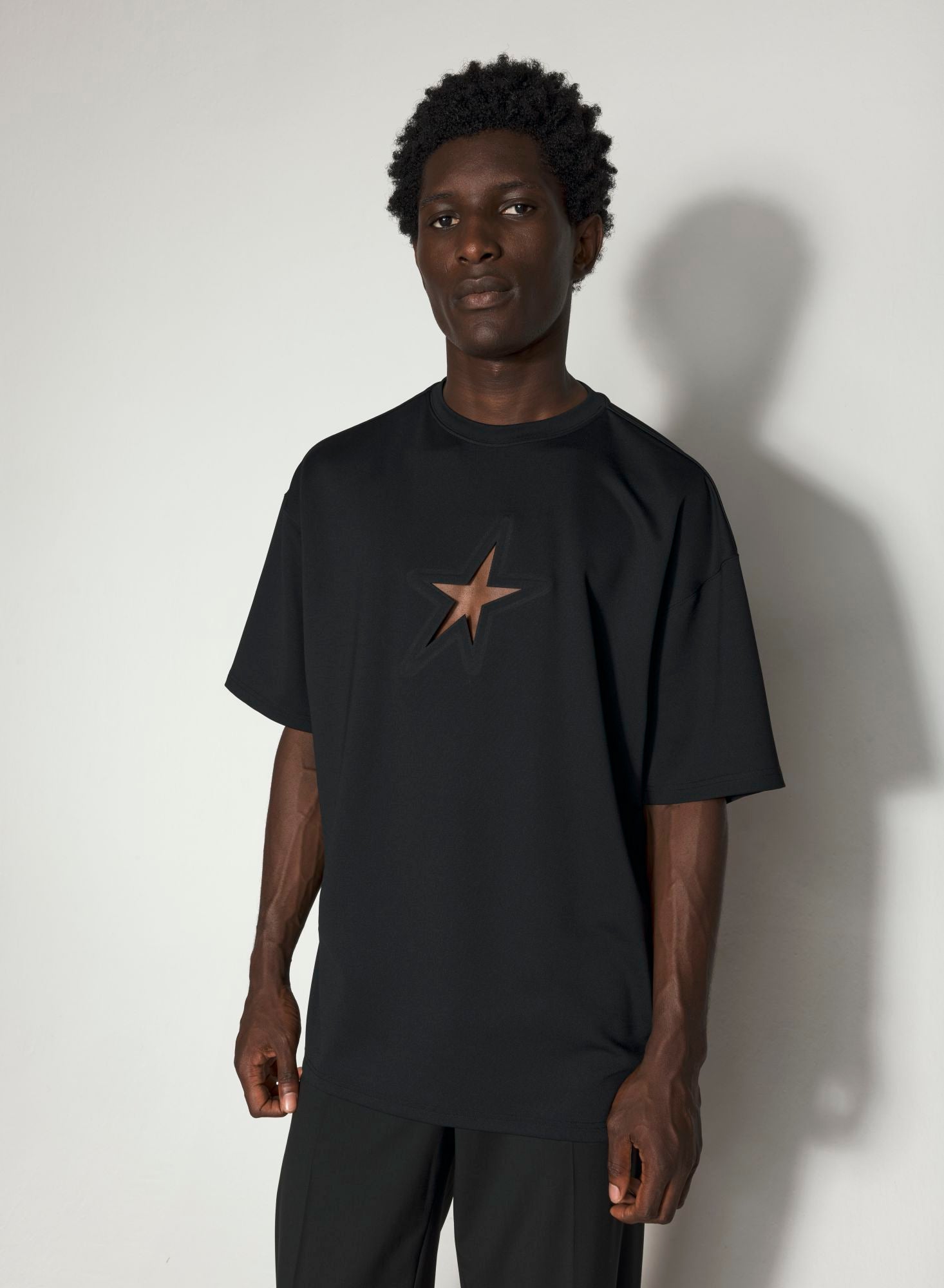 WHITE STAR OVERSIZED T-SHIRT