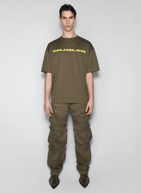 KAKI MUGLER LOGO T-SHIRT