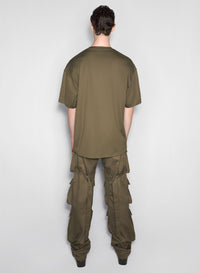 KAKI MUGLER LOGO T-SHIRT