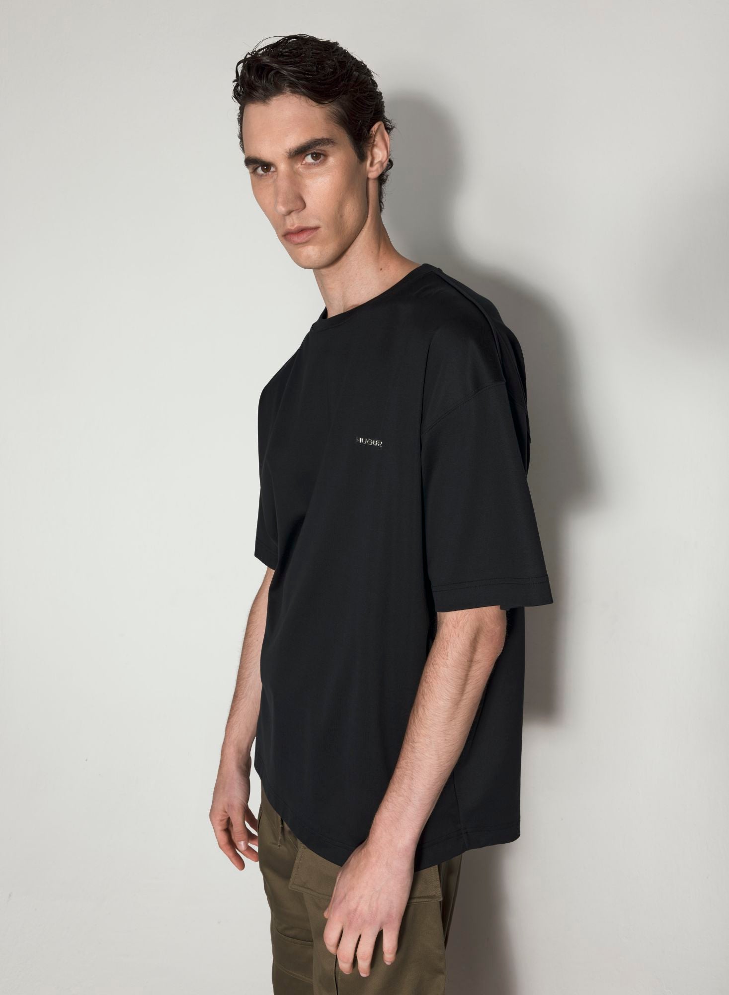 BLACK MUGLER SIGNATURE T-SHIRT