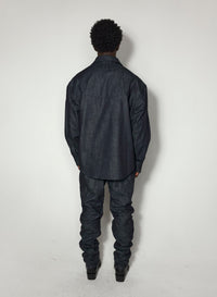 OVERSIZED RAW DENIM SHIRT