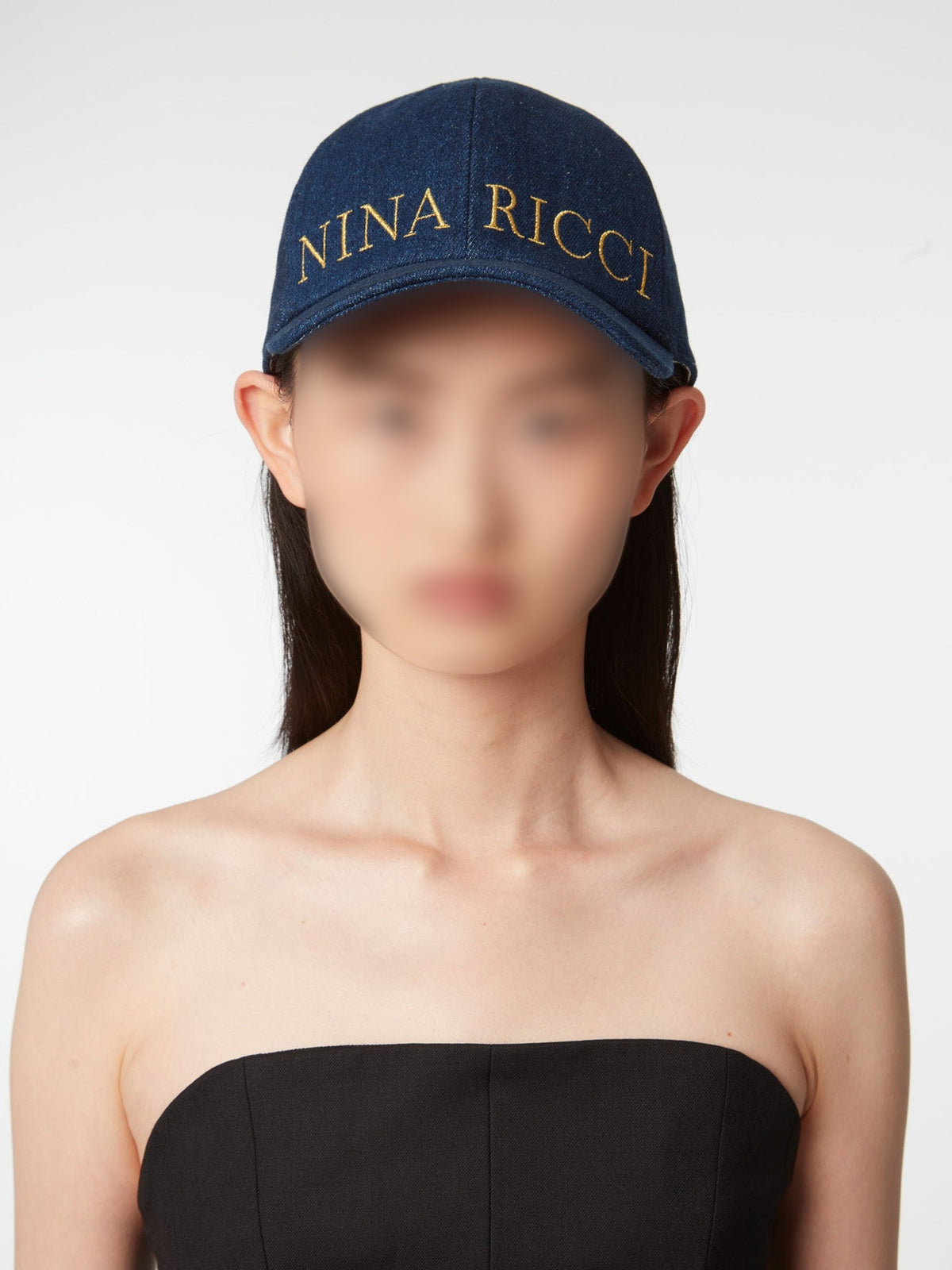 CASQUETTE EN DENIM AVEC LE LOGO DE NINA RICCI