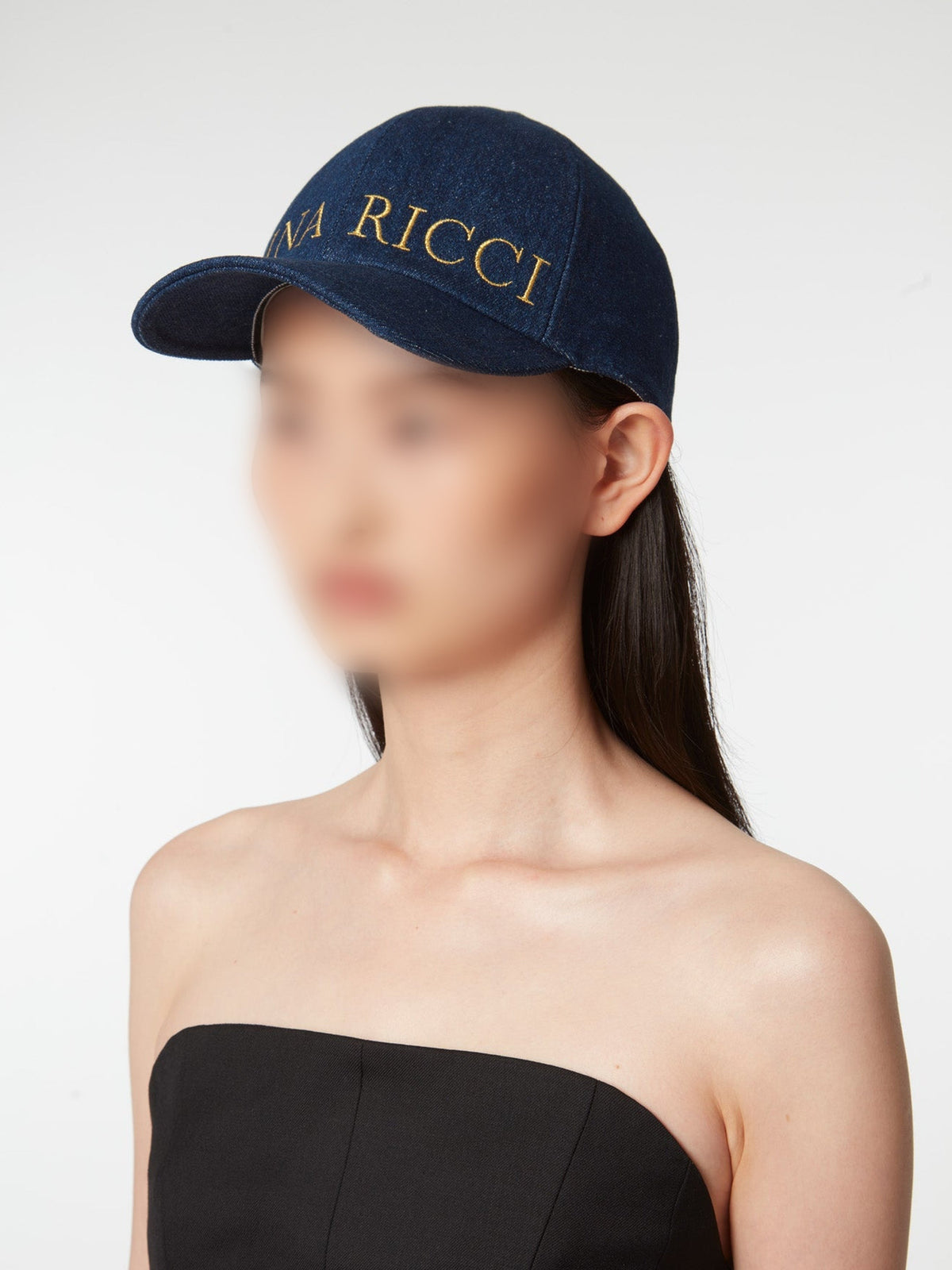 CASQUETTE EN DENIM AVEC LE LOGO DE NINA RICCI - Bleu