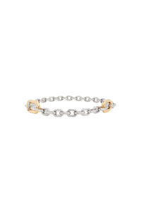 Silver/gold XL link belt