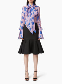 JUPE MIDI PEPLUM