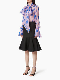 JUPE MIDI PEPLUM