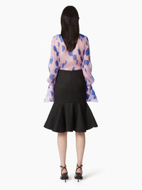 JUPE MIDI PEPLUM