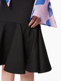 JUPE MIDI PEPLUM