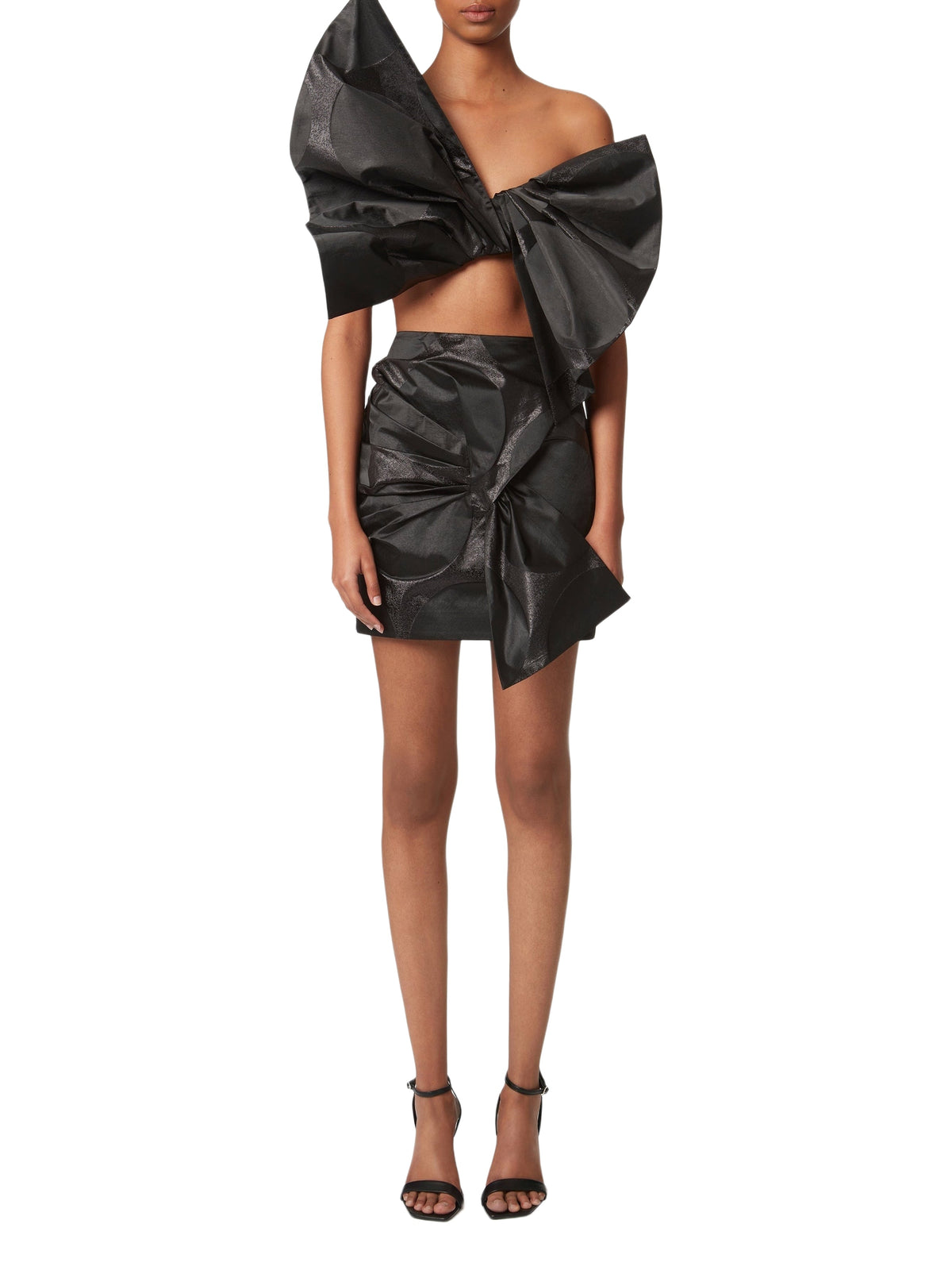 Short bow skirt - Black