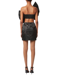 Short bow skirt - Black