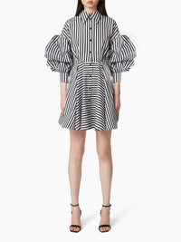 ROBE MIDI AVEC MANCHES COCON