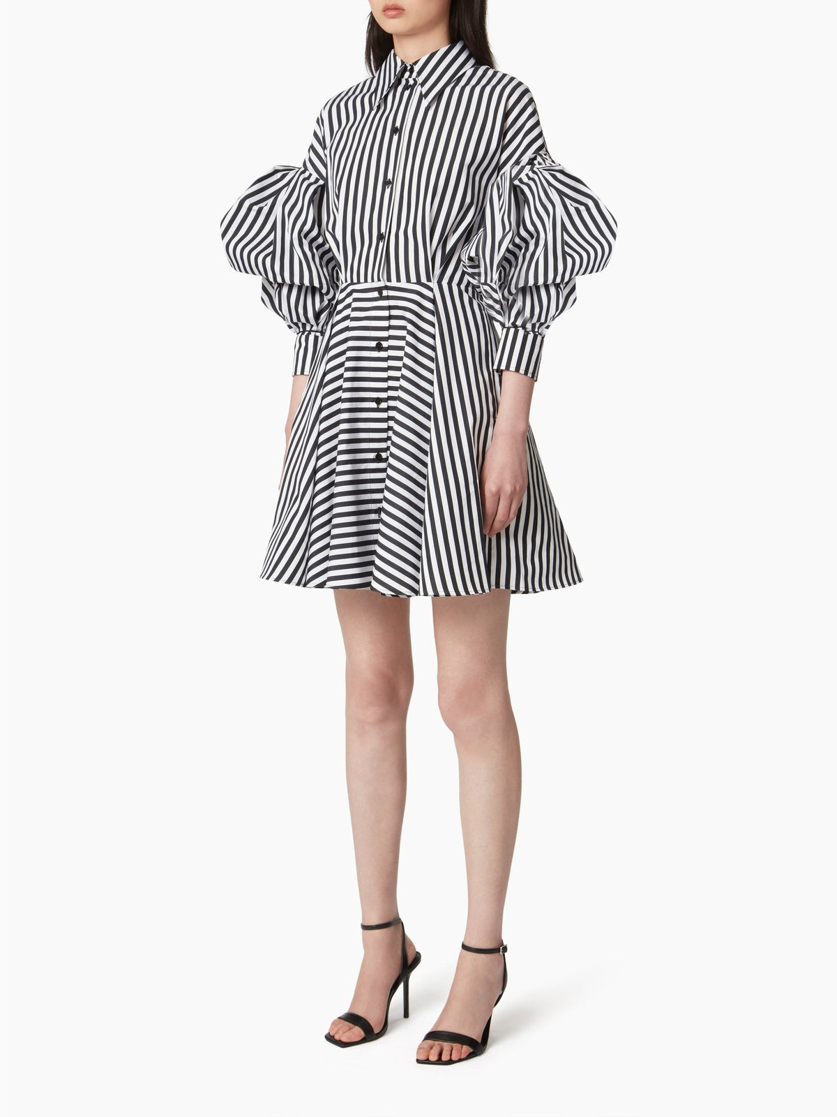 ROBE MIDI AVEC MANCHES COCON - Bleu