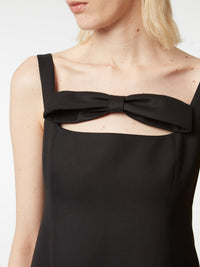 MINI-ROBE BUSTIER AVEC PEPLUM - Noir