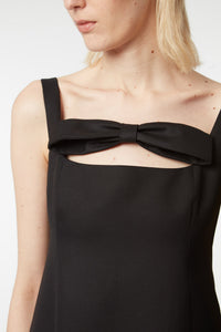 MINI-ROBE BUSTIER AVEC PEPLUM - Noir