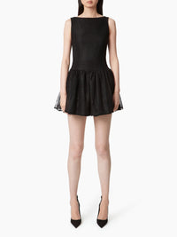 MINI-ROBE À DÉCOLLETÉ CARRÉ