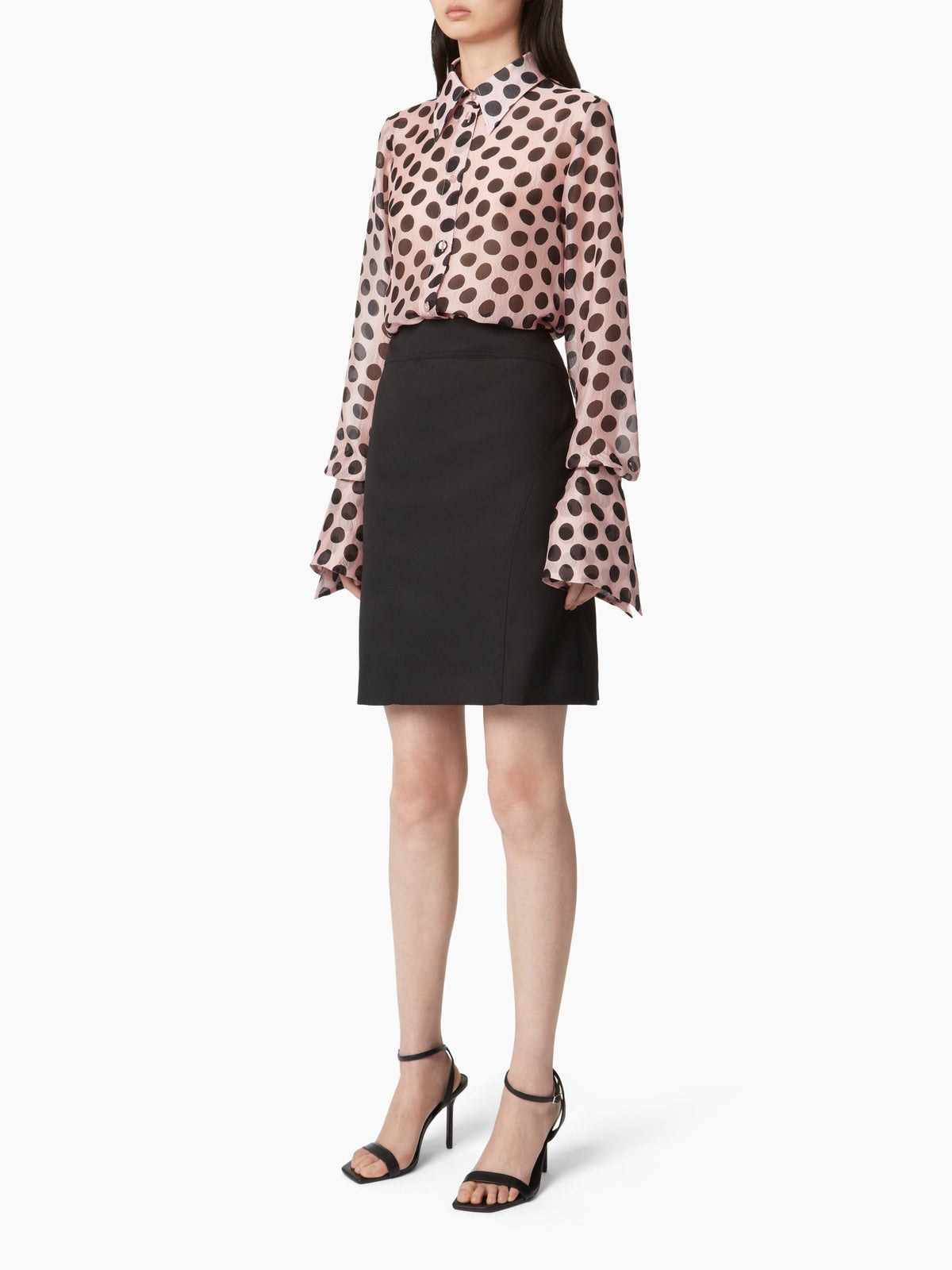 CHEMISE À POIGNETS D’ÉLÉPHANT - Rose