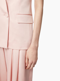 VESTE CROISÉE SANS MANCHES