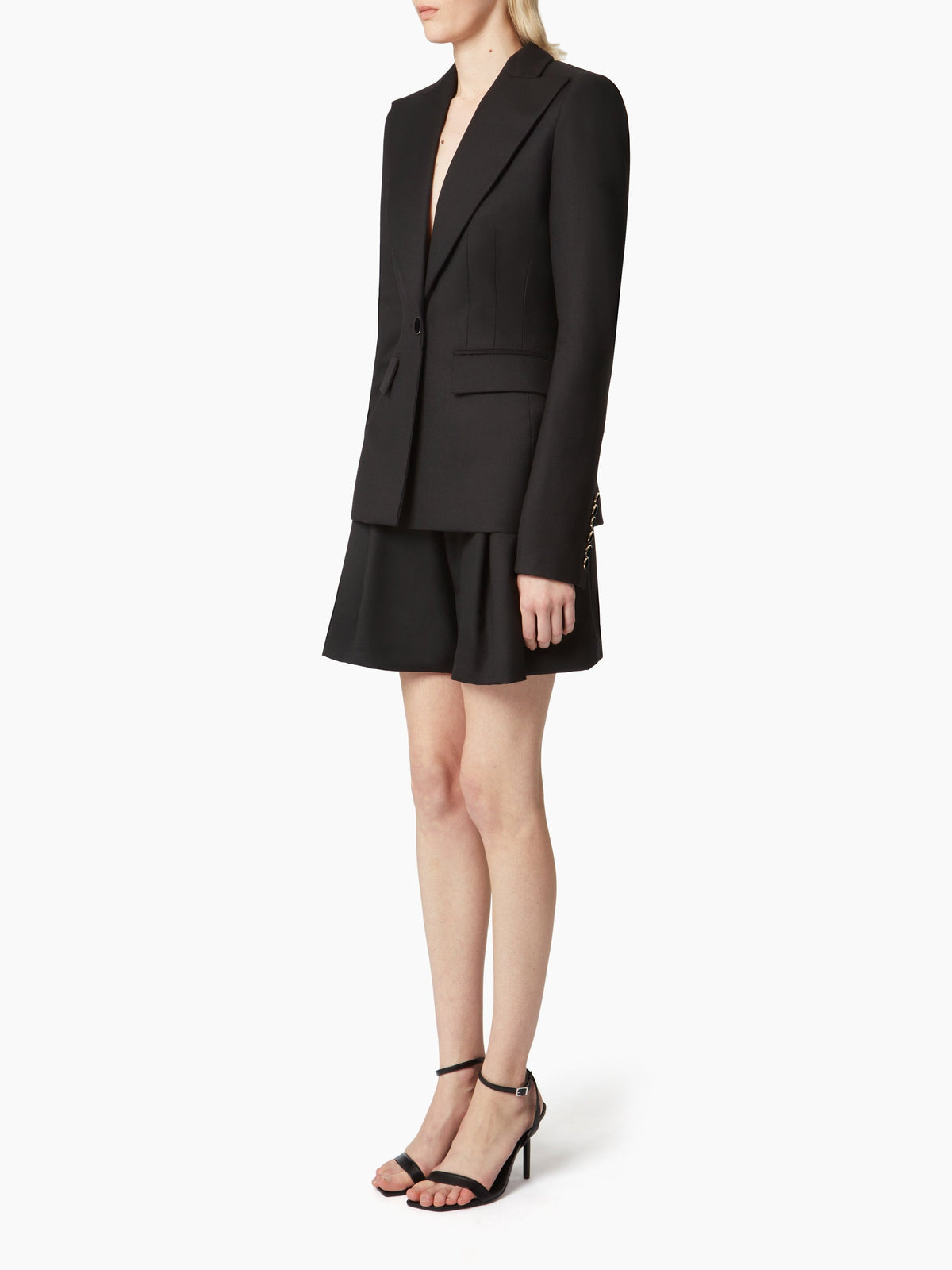 VESTE À DOS OUVERT