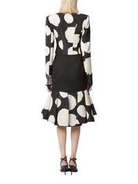 Veste courte col rond - Noir