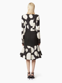 CHEMISE À POIGNETS ÉVASÉS - Noir