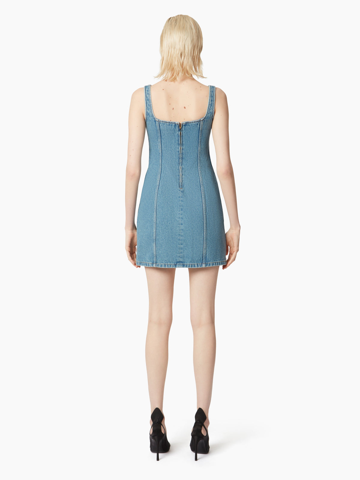 MINI-ROBE EN DENIM