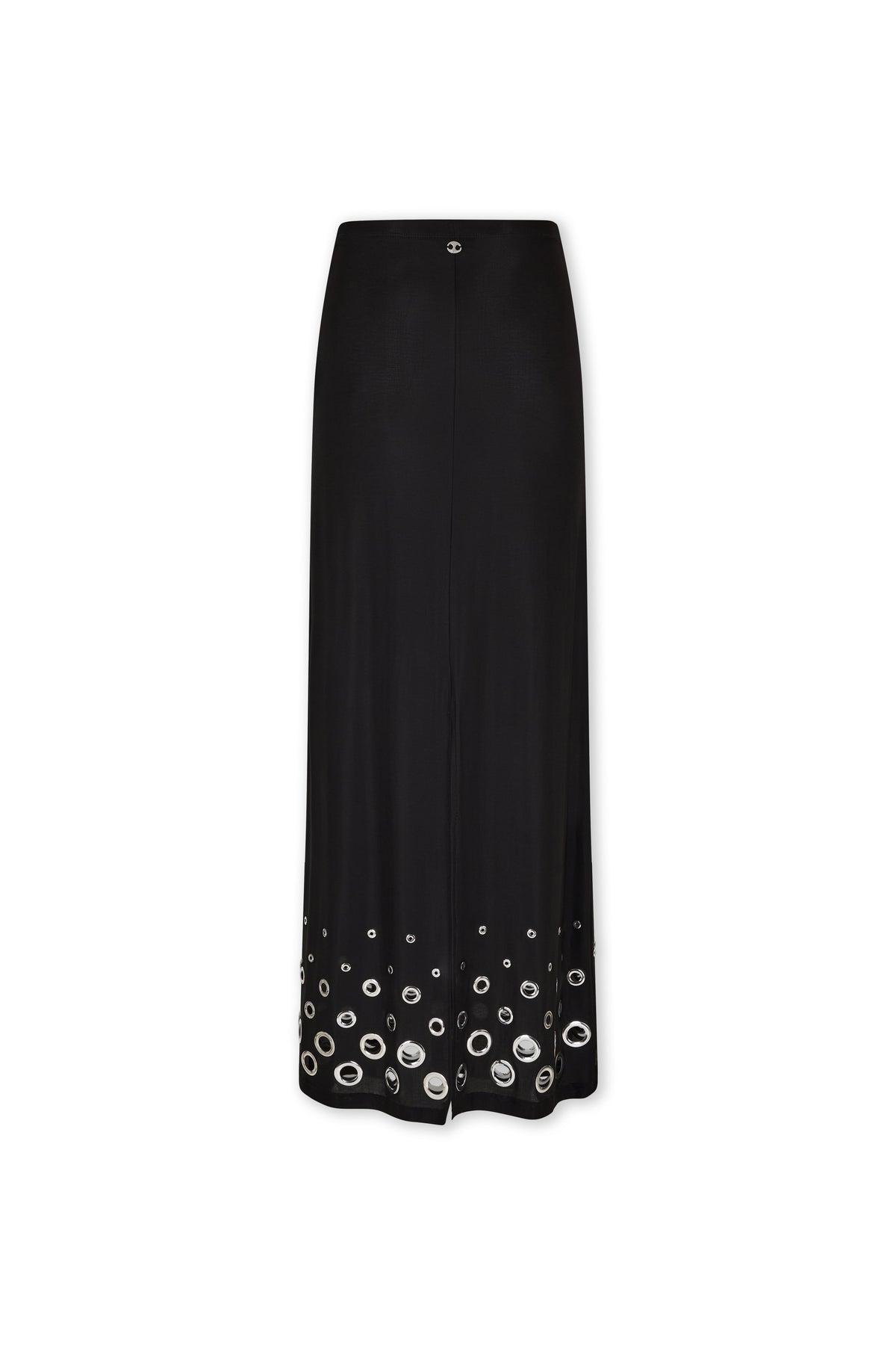 BLACK LONG SKIRT IN JERSEY SECOND-SKIN