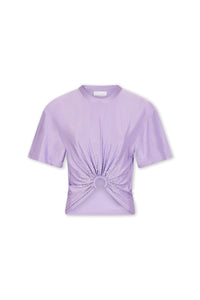 LAVENDER PIERCING TEE-SHIRT IN JERSEY