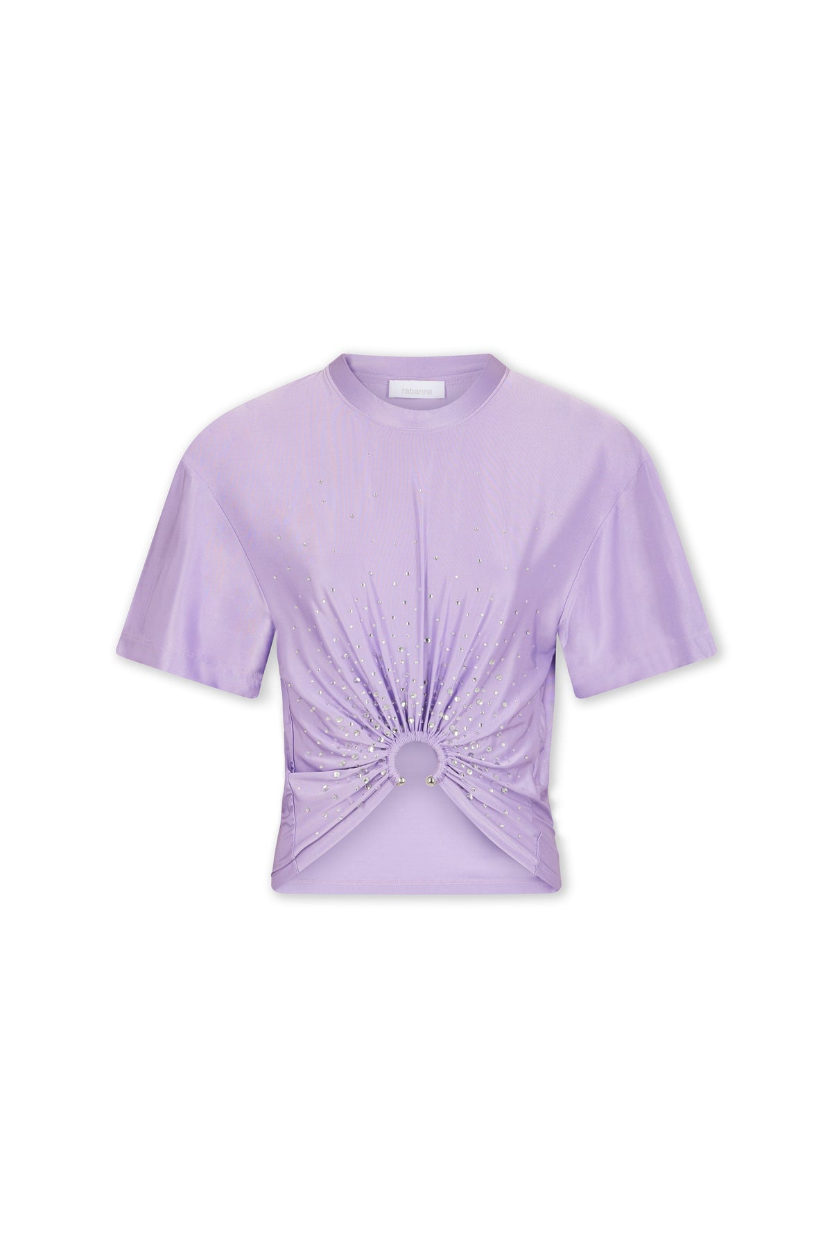 LAVENDER PIERCING TEE-SHIRT IN JERSEY