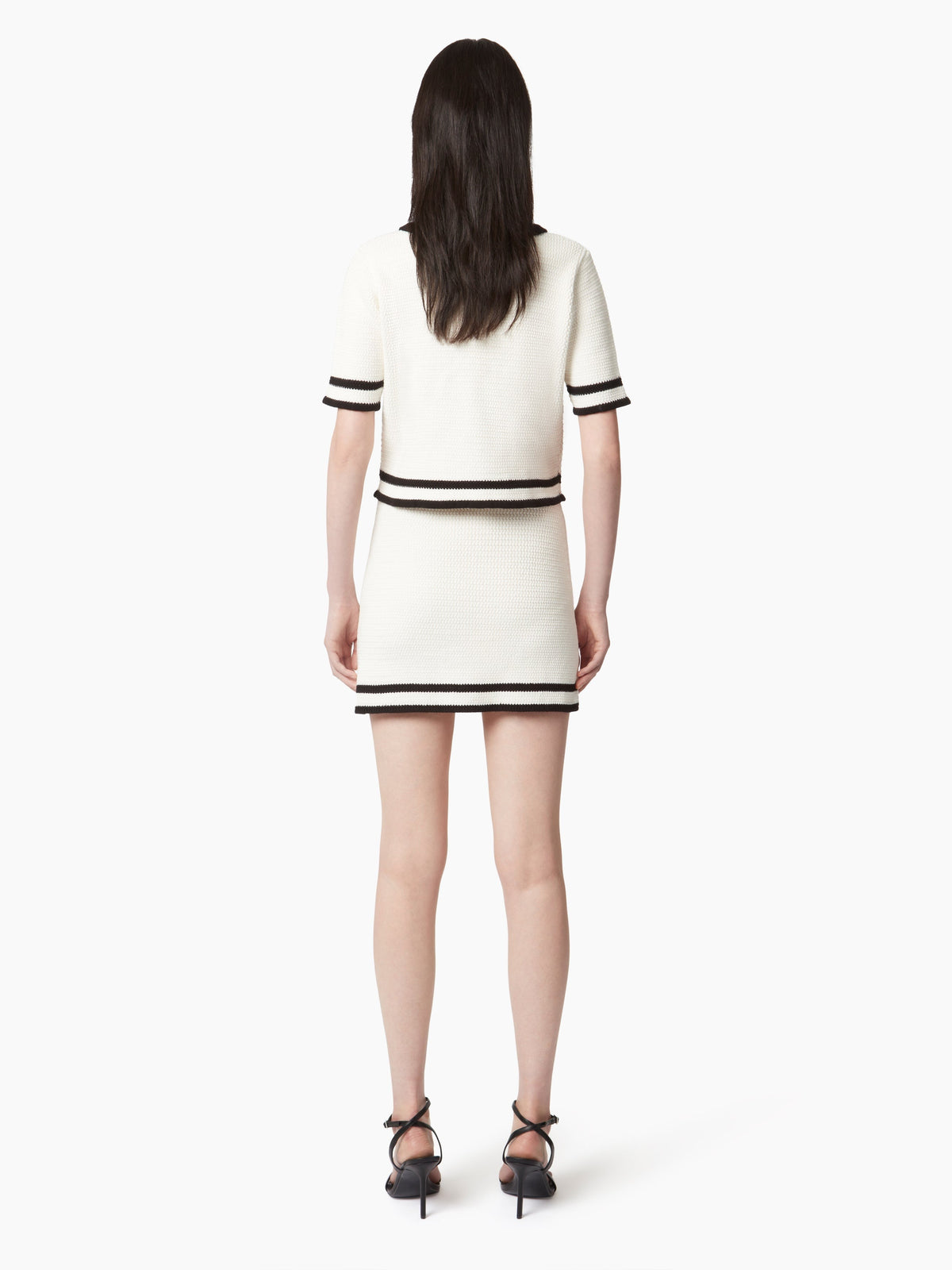 MINI-JUPE EN TWEED - Beige