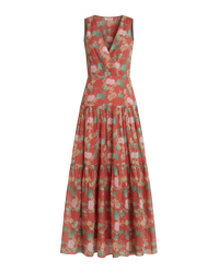 Robe longue Antheia - Burgundy